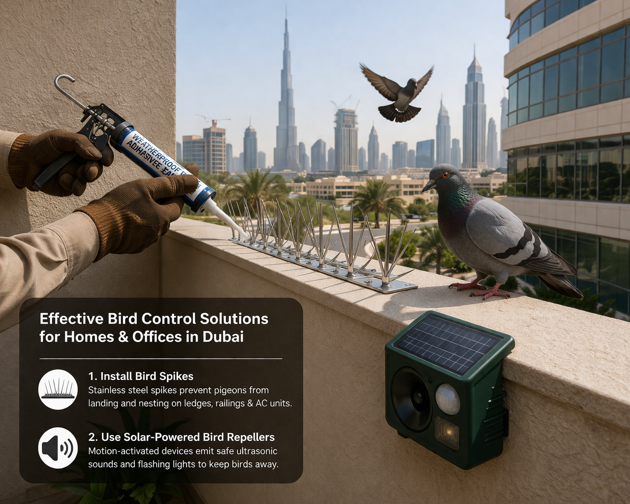 effective bird control solutions for homes & offices