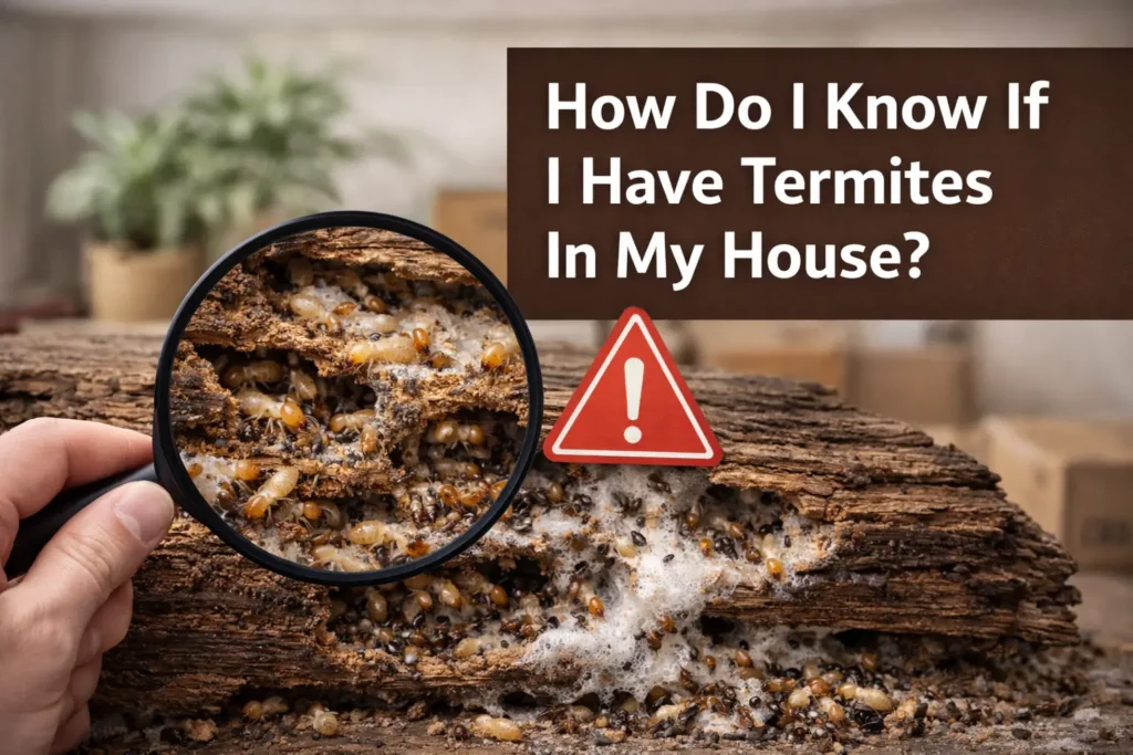how do i know i have termites in my house