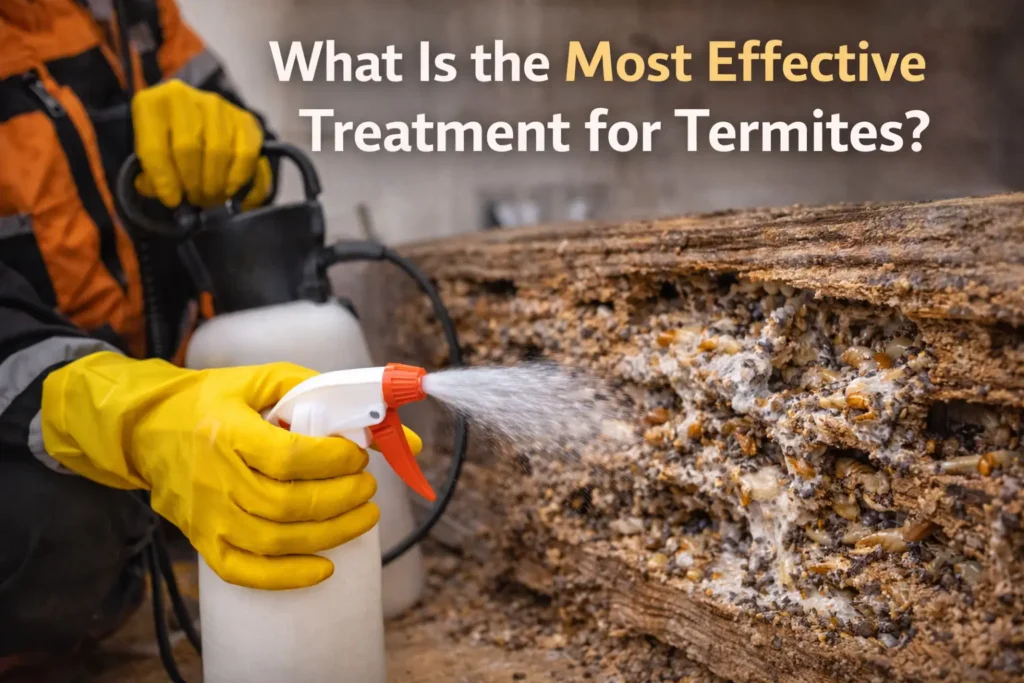 what is the most effective treatment for termites