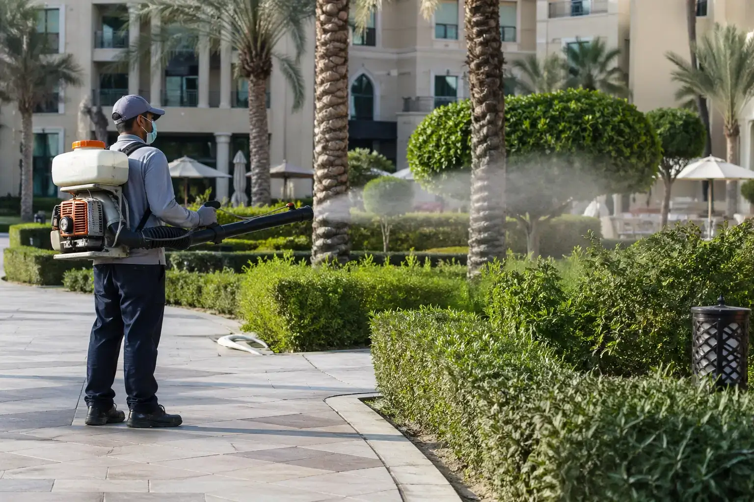 how hotels and public spaces control mosquito problems in dubai