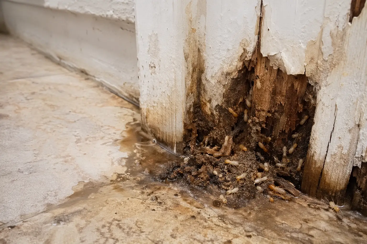 how moisture causes termite infestation in dubai