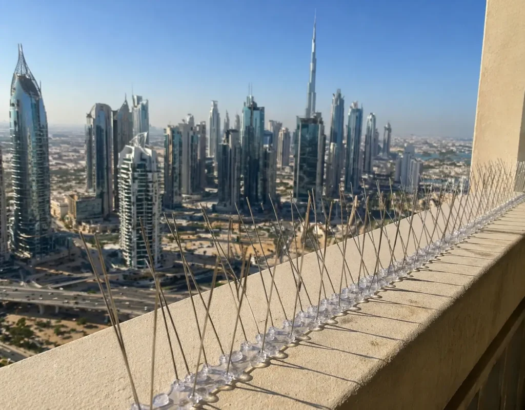 why bird spikes are popular in dubai