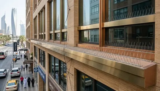 commercial building bird spikes