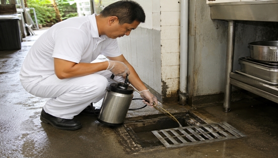 larvicidal drain treatment
