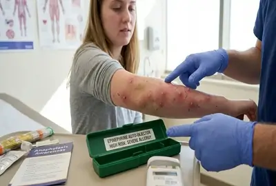 multiple stingss skin infections