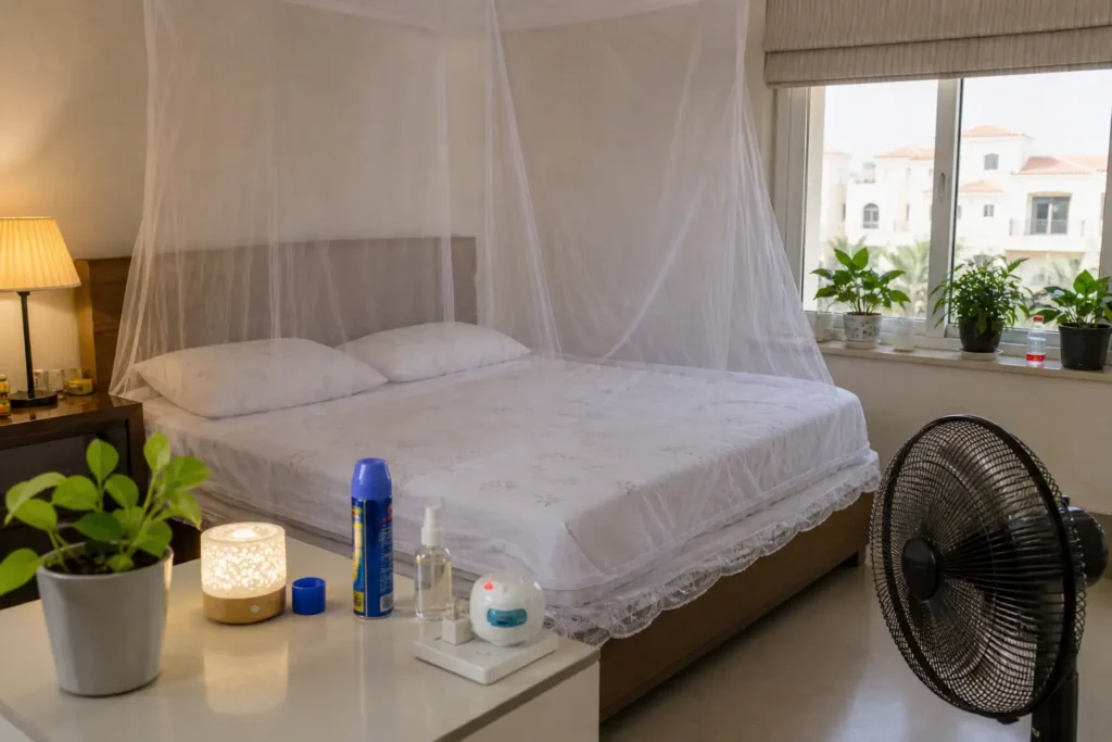 stop mosquito bites while indoors