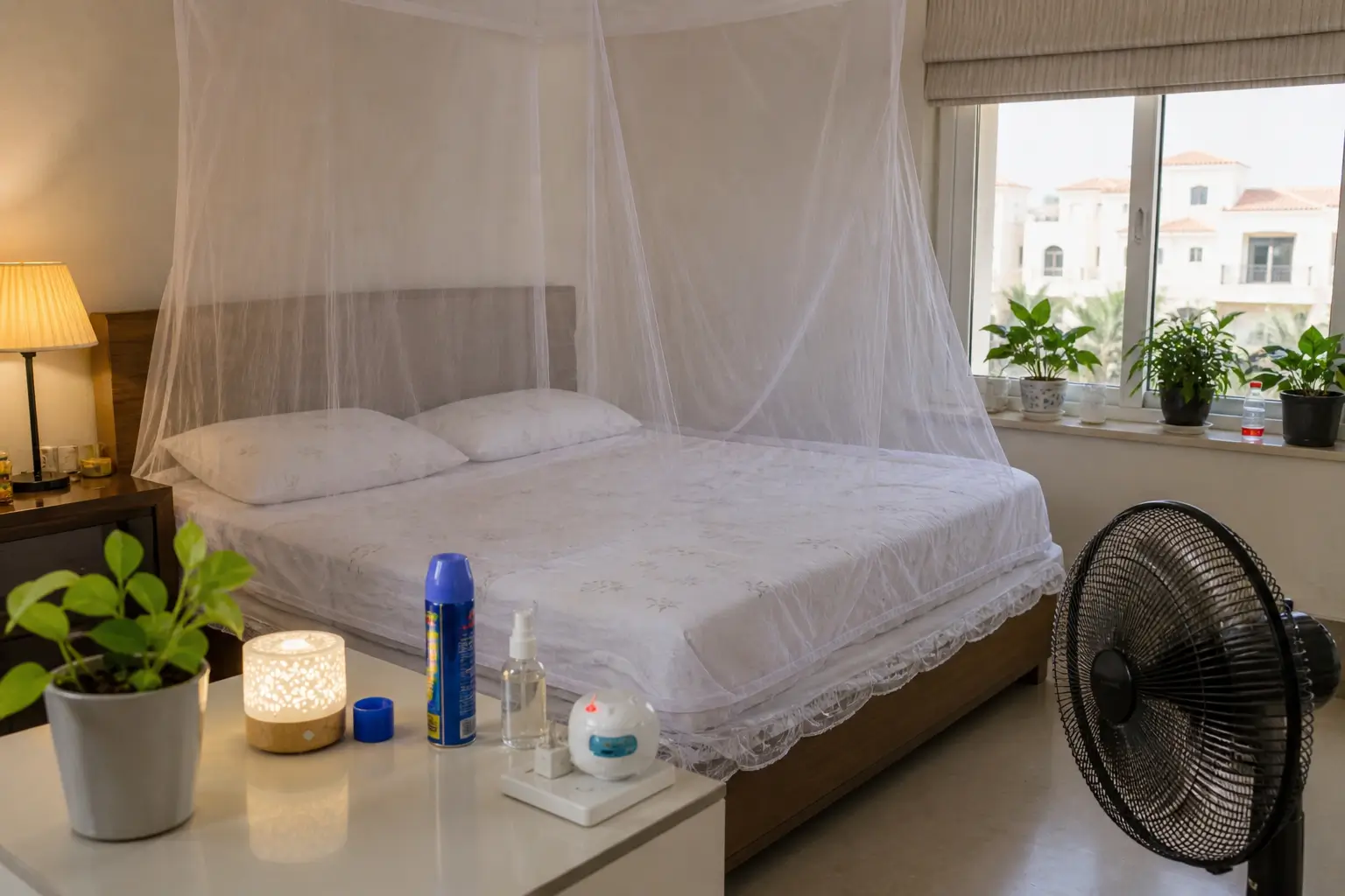stop mosquito bites while indoors
