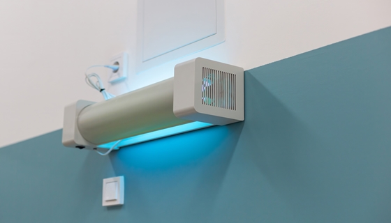 uv fly trap installation