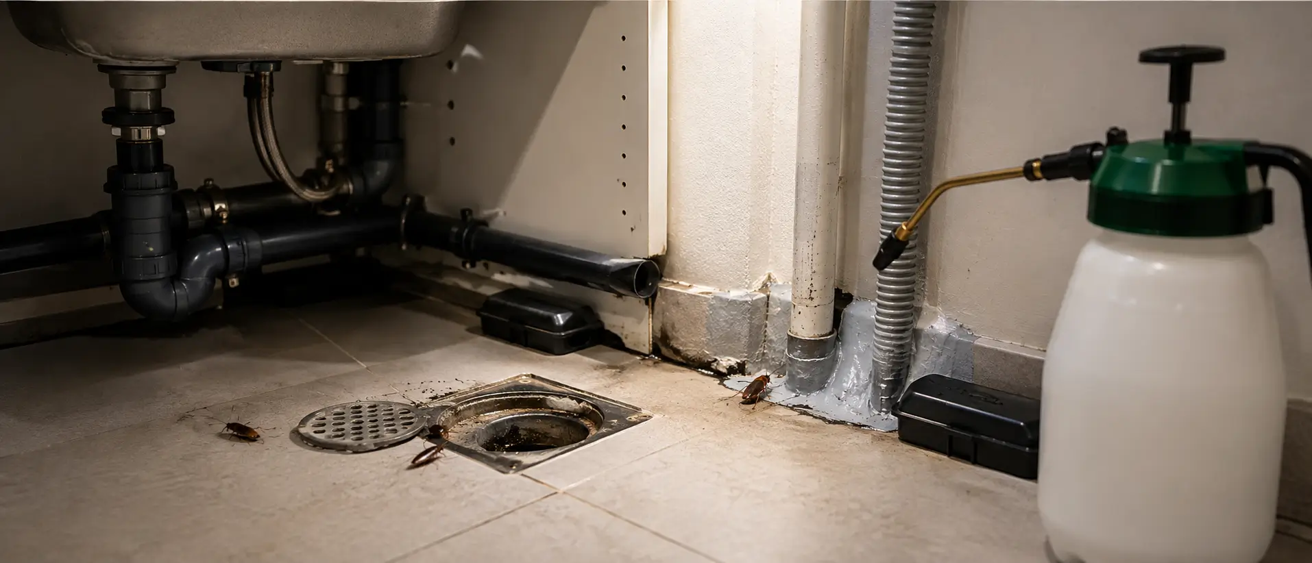 drain and entry treatment