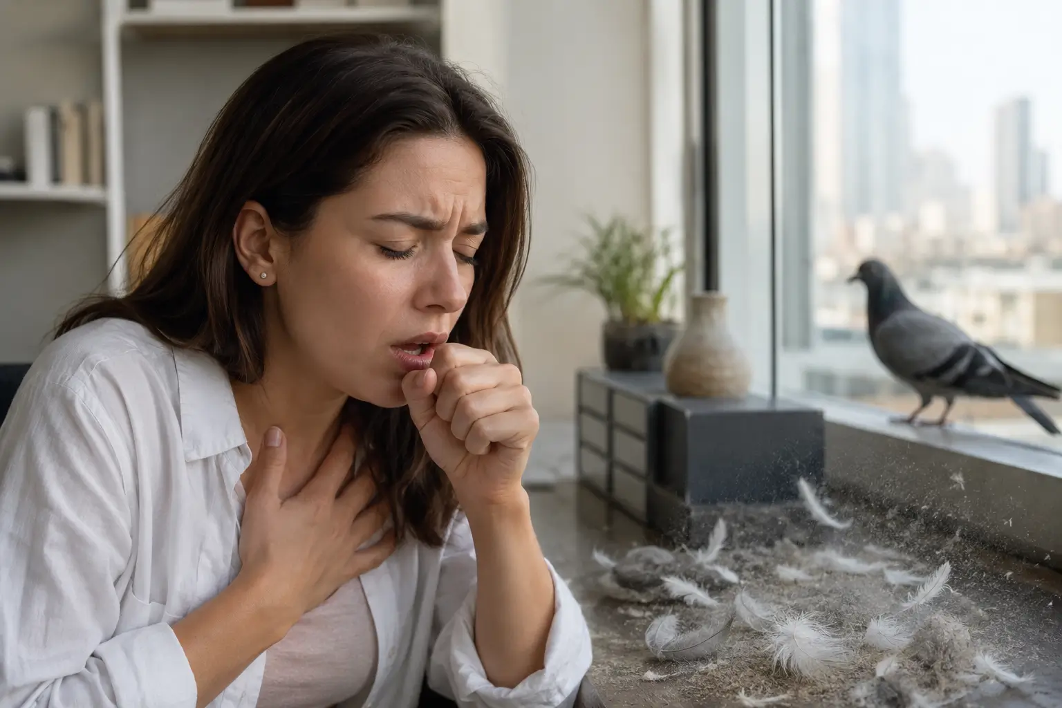 bird dander symptoms